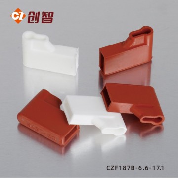 耐高溫187B旗型硅膠護套絕緣端子護套